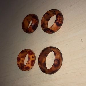 wooden rings!!